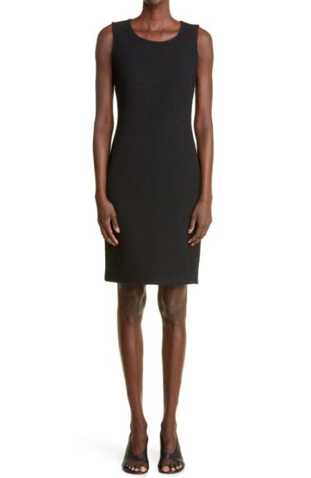  Bouclé Knit Dress in Black at Nordstrom   