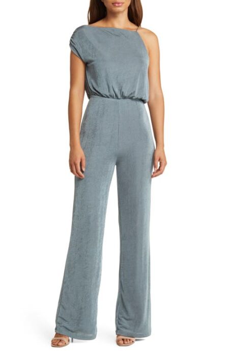  Emer Asymmetric Jumpsuit in Navy at Nordstrom  X-Large