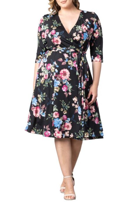 Essential Wrap Dress in Enchanted Garden at Nordstrom   
