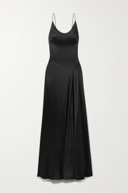   Jeramiah Faille Gown Black