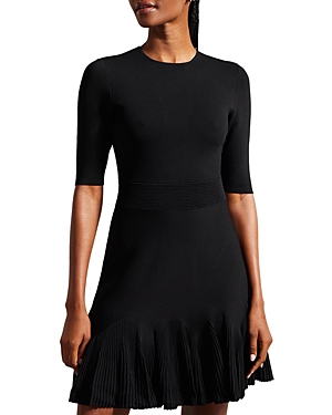  Josafee Knitted Fit and Flare Dress