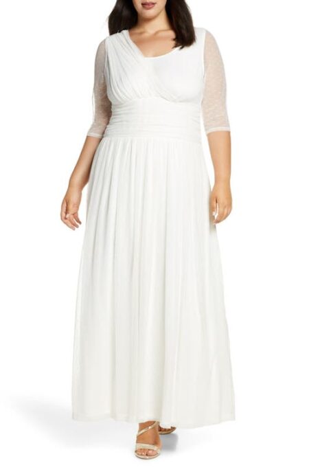  Meant to Be Chic Gown in Ivory at Nordstrom   