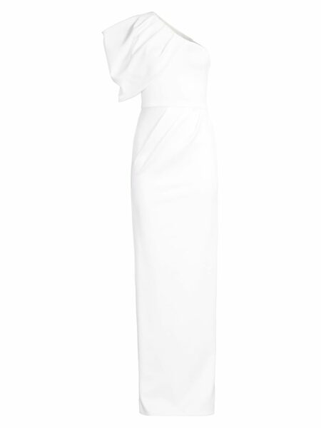 Women's Egan One-Shoulder Gown Whip Cream   