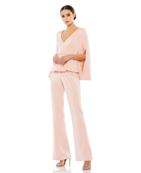 Women's Ieena Long Sleeve Pant Suit Pink