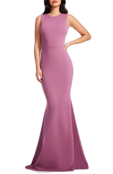  Leighton Sleeveless Mermaid Evening Gown in Orchid at Nordstrom  Large