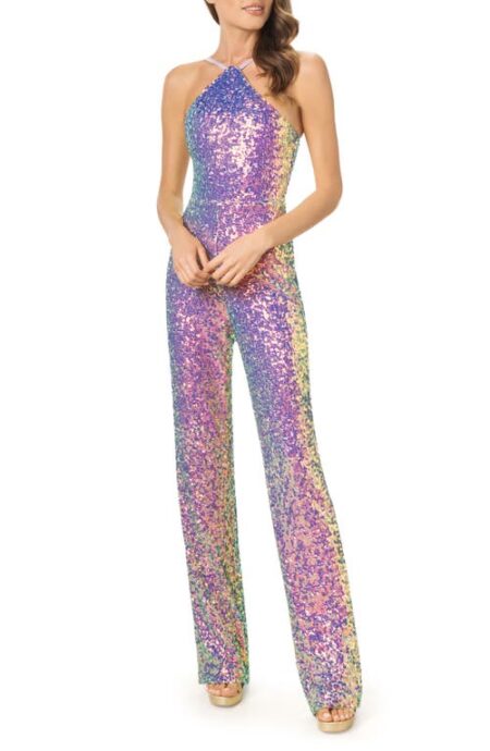  Darian Sequin Ombré Jumpsuit in Ultraviolet at Nordstrom  Small