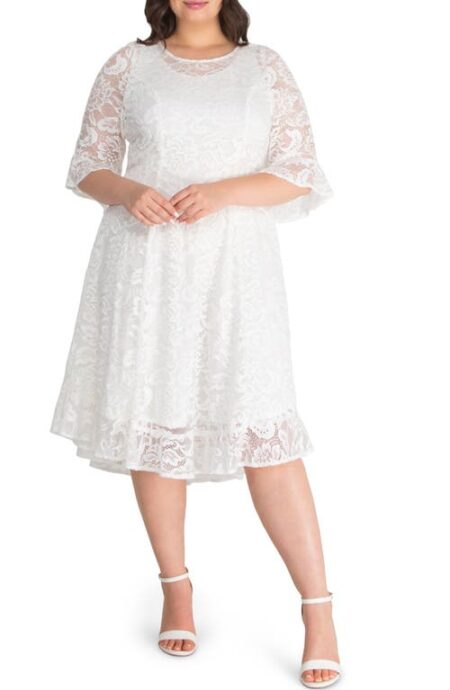  Livi Lace Cocktail Dress in Pearl at Nordstrom   
