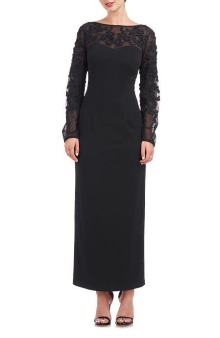  Sammi Soutache Long Sleeve Cocktail Dress in Black at Nordstrom   