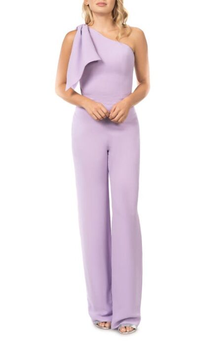  Tiffany One-Shoulder Jumpsuit in Wisteria at Nordstrom  Small