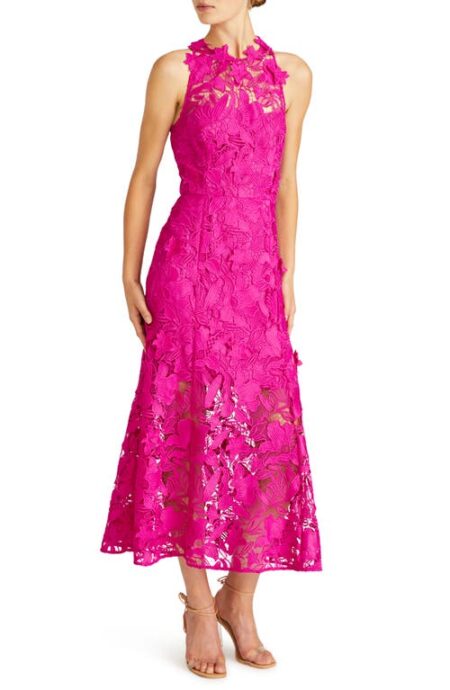  Colette Lace Cocktail Dress in Berry at Nordstrom   