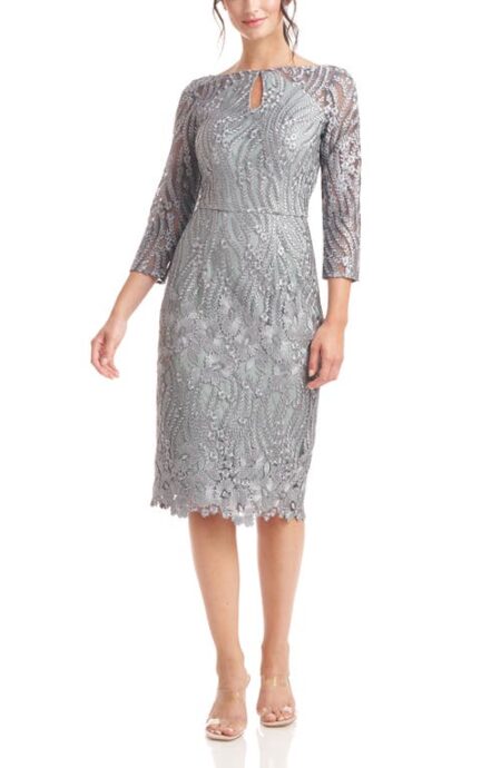  Fatima Cocktail Dress in Steel at Nordstrom   