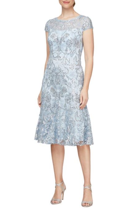  Sequin Cocktail Dress in Hydrangea at Nordstrom   
