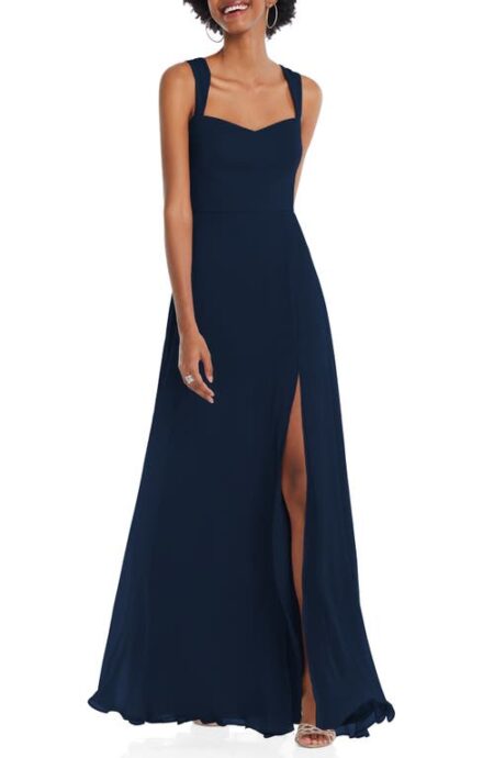  Sweetheart Neck Evening Gown in Midnight Navy at Nordstrom   